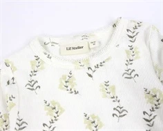 Lil Atelier coconut milk yellow blomstret top